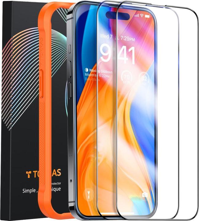 Produktbild Torras Diamond Panzerglas (1 Stück, Apple iPhone 15 Pro)