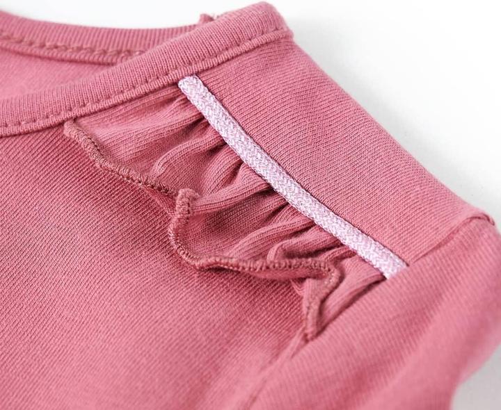 Actual product image VidaXL Children's long-sleeved shirt raspberry pink 128,Material: 95 (128)