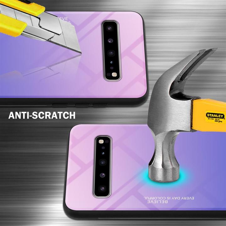 Actual product image Cadorabo TPU 2 colors glass cover (Samsung Galaxy S10 5G)