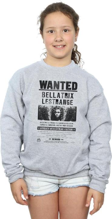 Produktbild Bellatrix Lestrange Wanted Sweatshirt Mädchen (128)