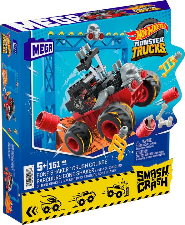 Actual product image Hot Wheels MEGA HW MT Bone Shaker Crash Set