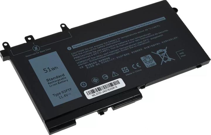 Immagine prodotto AccuCell Standardakku passend für Laptop Dell Latitude 5480, 5490, Typ 4YFVG u.a. - 11,4V - 4500 mAh (4500 mAh)