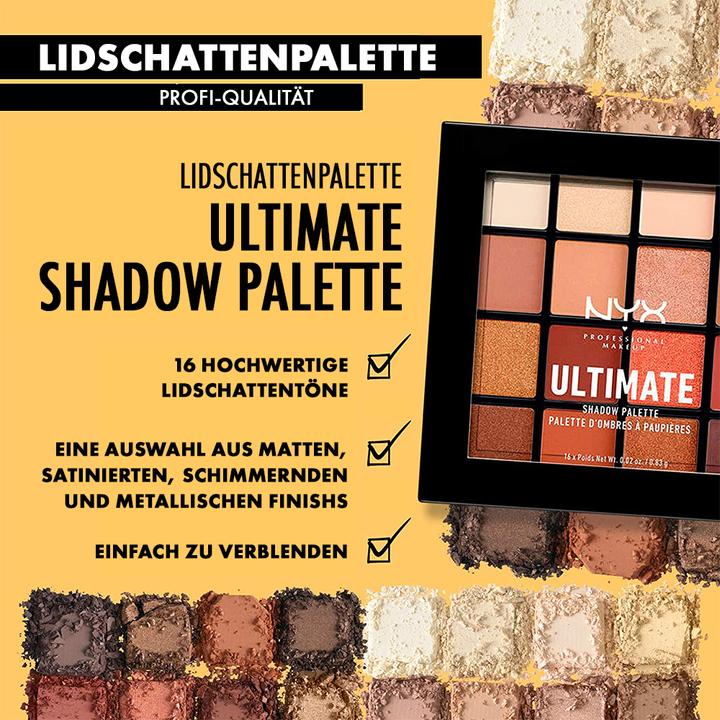 Actual product image NYX Professional Make-Up Ultimate (3 Warm Neutrals)
