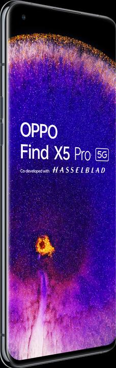Actual product image OPPO Find X5 Pro (256 GB, Glaze Black, 6.70", Hybrid Dual SIM + eSIM, 50 Mpx, 5G)