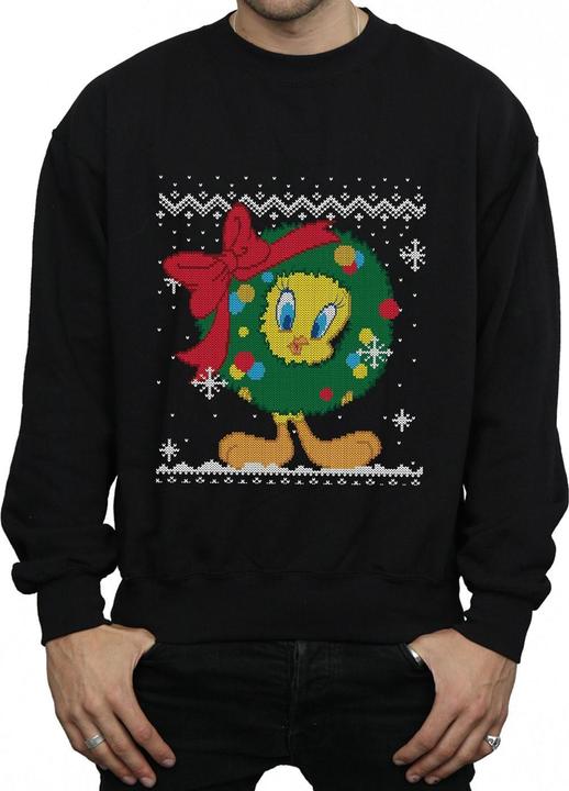 Immagine prodotto Looney Tunes Tweety Pie Christmas Fair Isle Felpa Uomo (XXL)