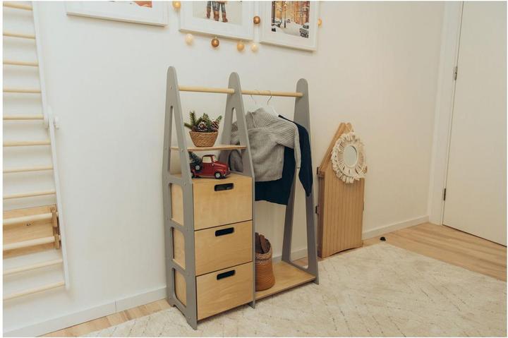 Immagine prodotto Duck Woodworks Armadio per bambini con cassetti
