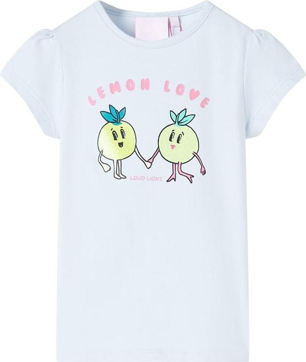 Image du produit VidaXL T-shirt enfant bleu clair 128,Matière : 95% coton. 5 (128)
