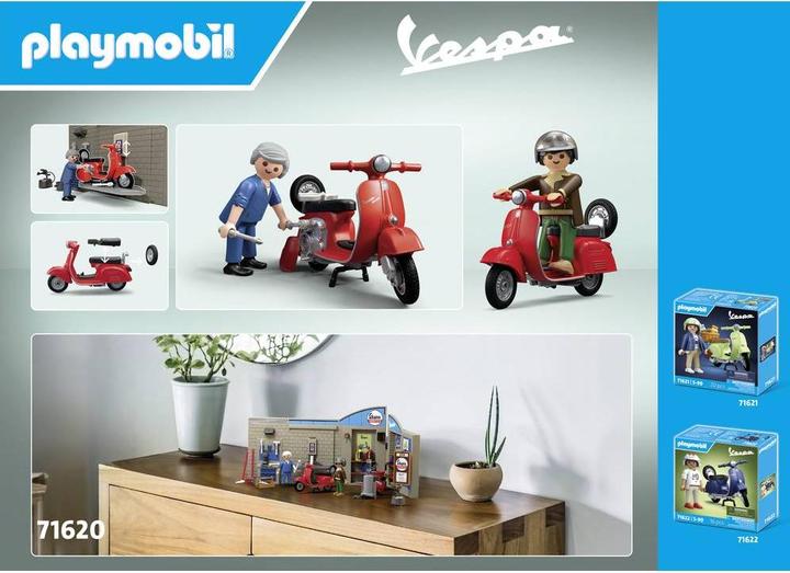 Actual product image Playmobil 60s Vespa workshop (71620, Playmobil City Life)
