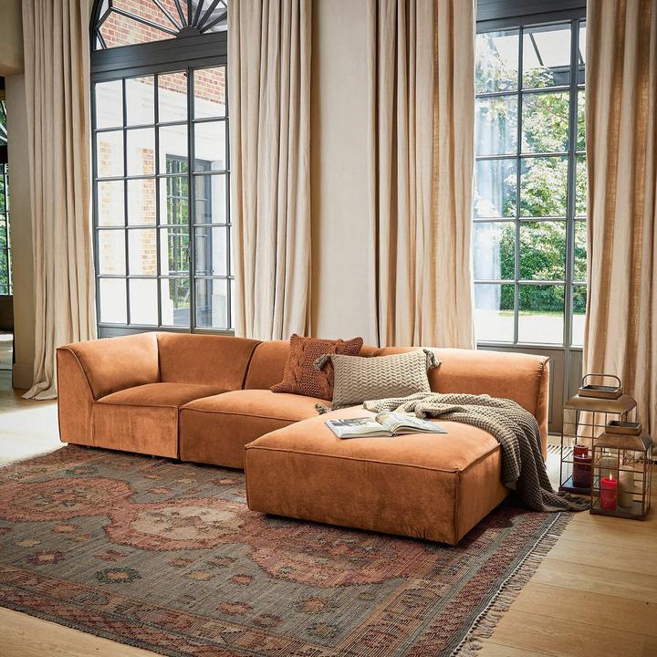 Image du produit Loberon Canapé McLean orange (3 places)