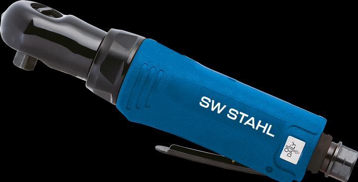 Produktbild SW-Stahl S3282 Druckluft-Ratschenschrauber I Vierkant 3/8 Zoll I max. Drehmoment 41 Nm I Werkstatt D