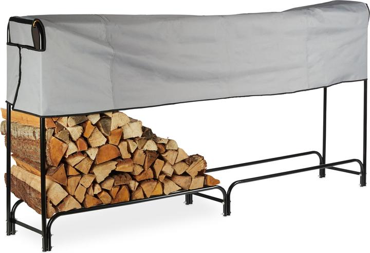 Image du produit Relaxdays Etagère de cheminée (245 x 40 x 122 cm)
