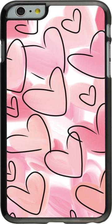 Produktbild PhoneLook Hülle Easter 2023 pink hearts (Apple iPhone 6 Plus, Apple iPhone 6s Plus)