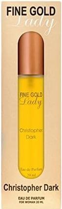 Christopher Dark Fine Gold Lady Eau De Parfum Natural Spray für Frauen 20ml (Eau de Parfum, 20 ml)
