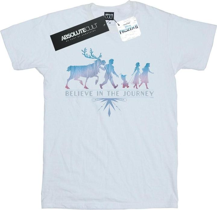 Image du produit Disney - T-shirt FROZEN BELIEVE IN THE JOURNEY SILHOUETTE - Femme (XL)