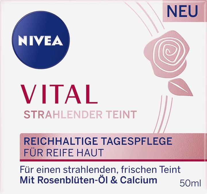 Produktbild NIVEA Vital Anti-Age Tagespflege strahlender Teint Topf 50 ml (50 ml, Tagescreme)