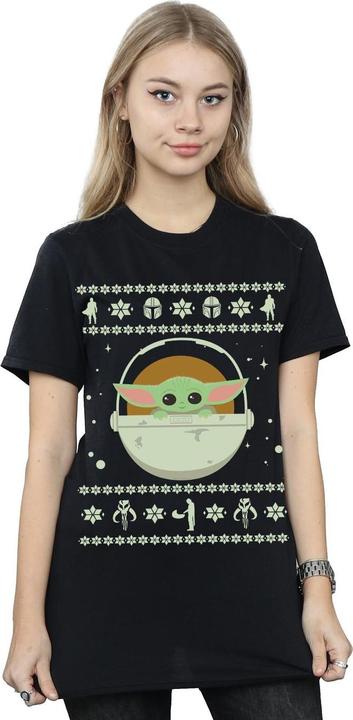 Produktbild Star Wars The Mandalorian The Child Christmas TShirt (S)
