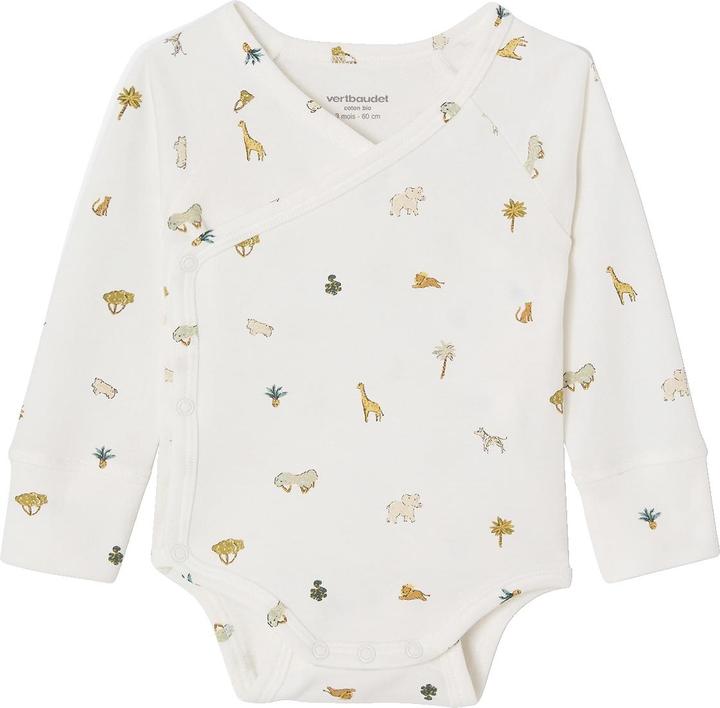 Produktbild Vertbaudet Bio-Kollektion: Mitwachsender Baby Body mit Dschungelmotiv (68)