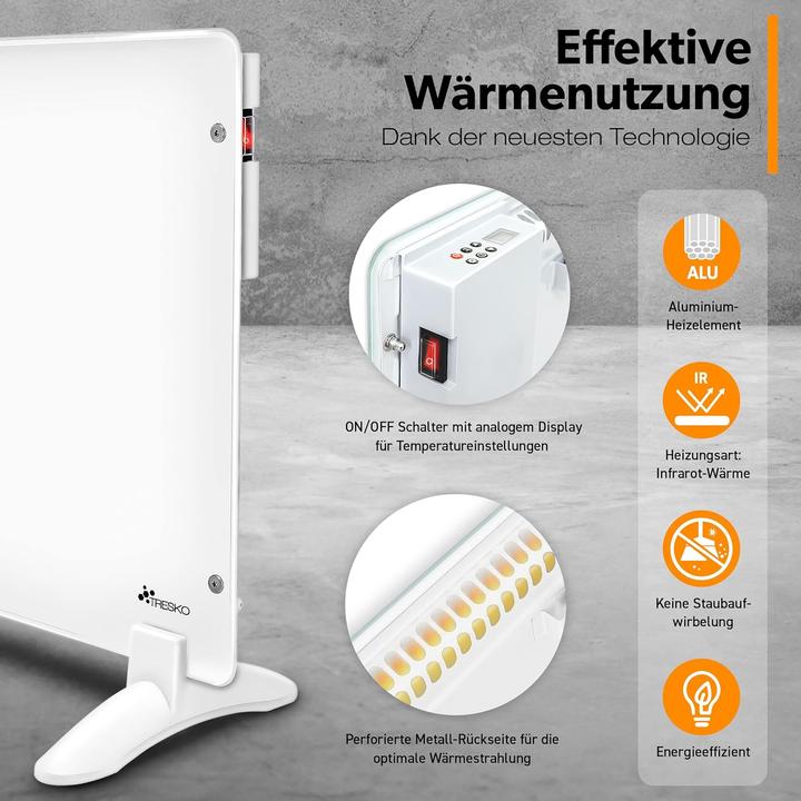 Image du produit Tresko Chauffage infrarouge (600 W)