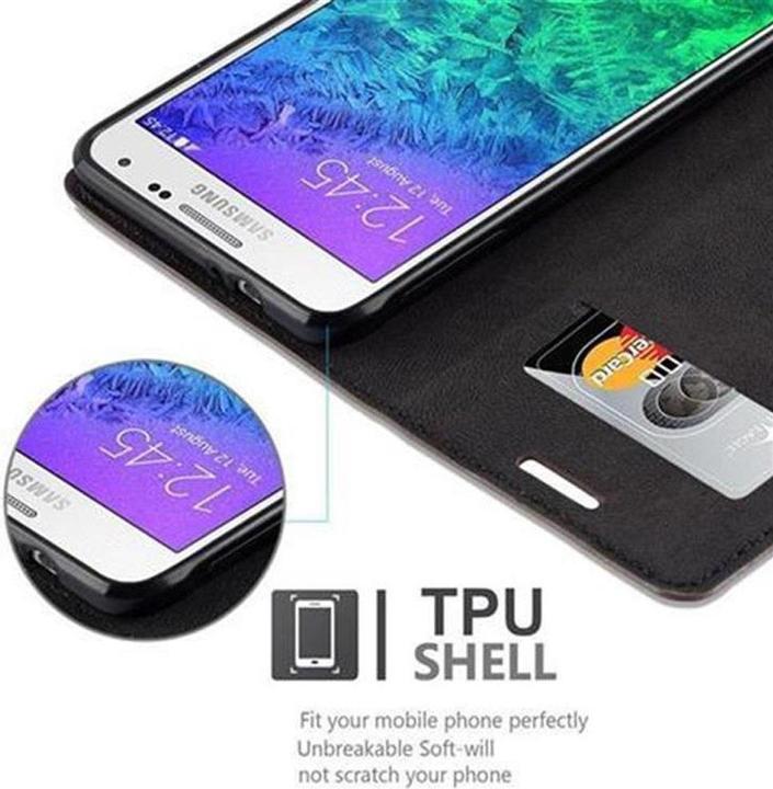 Produktbild Cadorabo Book Invisible Magnet Cover (Samsung Galaxy Alpha)