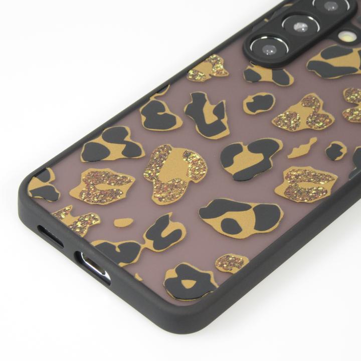 Actual product image PhoneLook Cover semi-transparent blurry design leopard (Samsung Galaxy S24+)