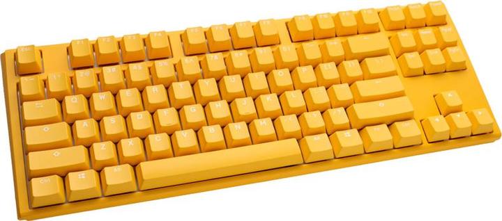Produktbild Ducky One 3 Yellow TKL gaming keyboard, RGB LED - MX-Clear (DE, Kabelgebunden)