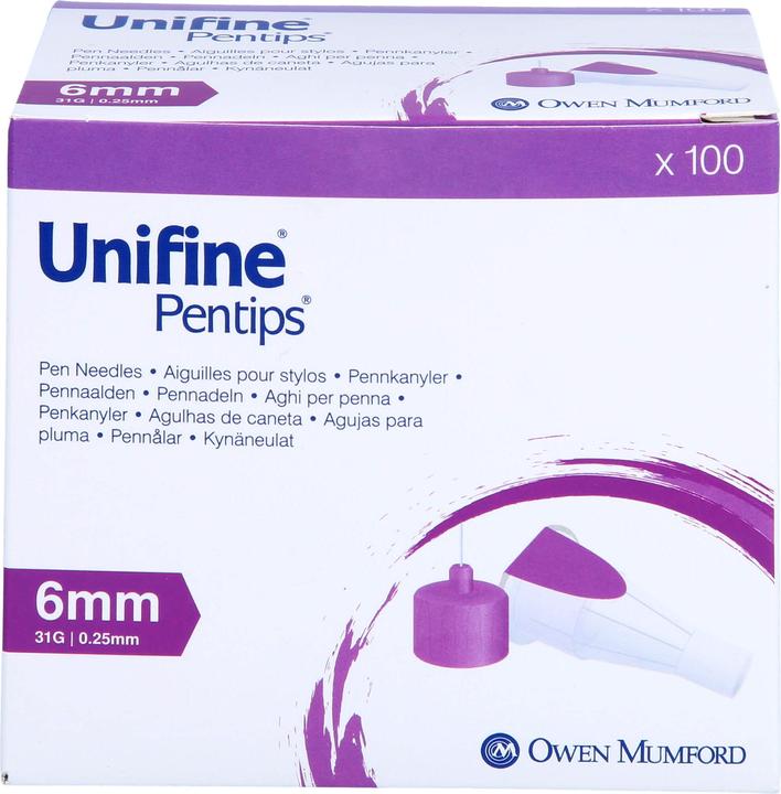 Actual product image Unifine Nadeln (Pen needles + disposable needles)