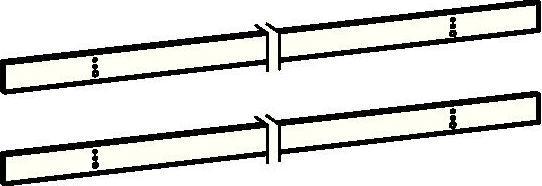 Produktbild Dormakaba Montageplattenset zu Gleitschienen G-SR flach (Zimmertür, Eingangstür, Holztür, Balkontür)