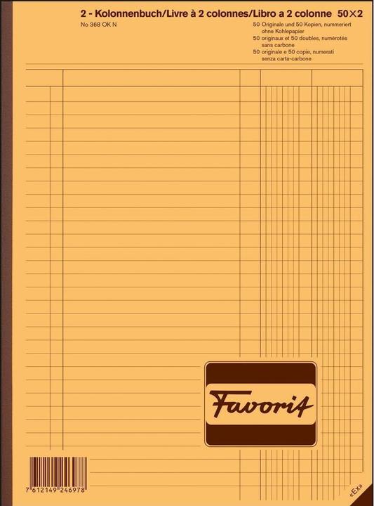 Immagine prodotto Favorit Colonne senza carta carbone con carta autocopiante (100 x)