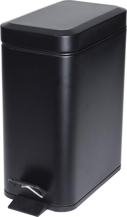Actual product image Excellent Houseware Pedal bin, metal, black, waste bin, 5 litres (5 l)