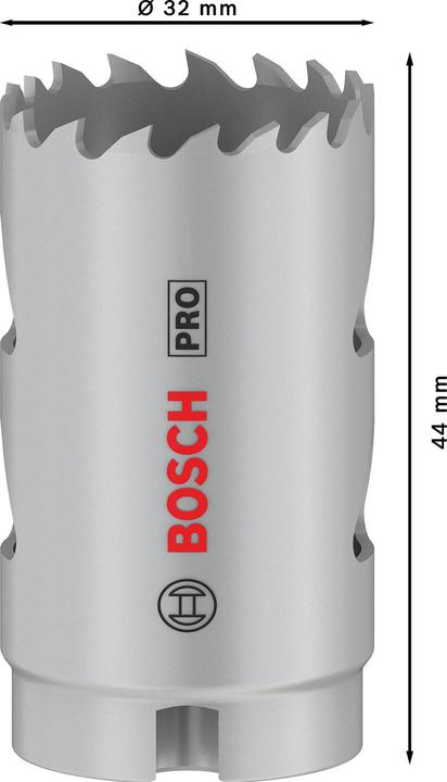 Produktbild Bosch Professional Zubehör PRO Multi Material Lochsäge, 32 mm, mit Gewinde (32Millimeter)