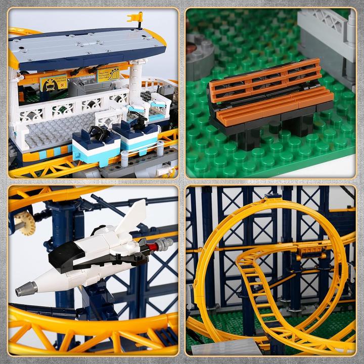 Actual product image Mould King Roller coaster, roller coaster