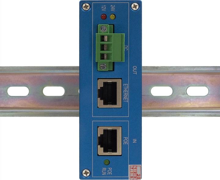 Actual product image Exsys Industrial PoE++ Gigabit Splitter 36W (PoE Splitter)