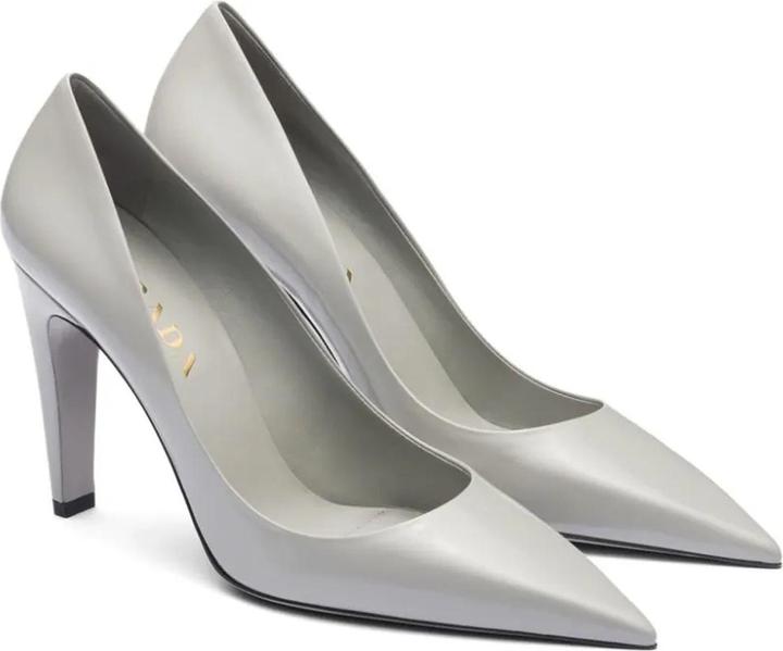 Prada Brushed Leather Pumps (36.5)