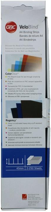 Actual product image GBC VeloBind binding strips 45 mm A4