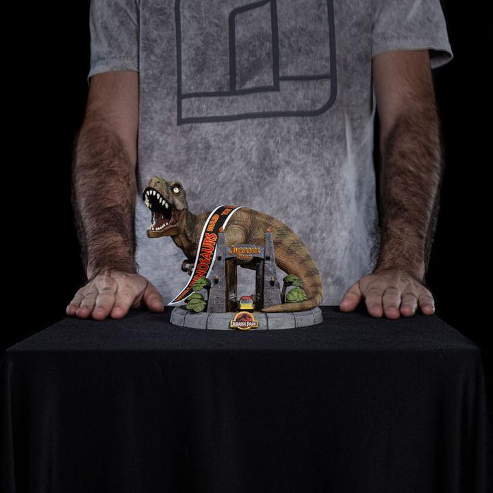 Immagine prodotto Iron Studios Jurassic Park Mini Co. Figura in PVC T-Rex Illusion Deluxe 15 cm