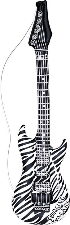 Produktbild Widmann Aufblasbare Gitarre In Zebramuster 105 cm (One Size)