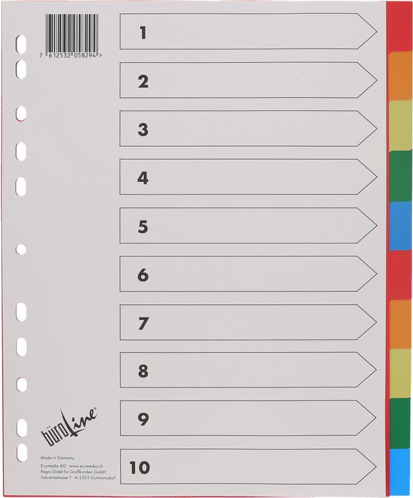 Immagine prodotto BüroLine Indice PP colorato A4+