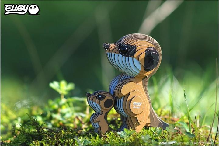 Produktbild Eugy Erdmännchen - 3D Karton Figuren Modellbausatz