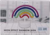 Actual product image Ootb Neon light, rainbow, approx. 25 x 10 x 17.5 cm