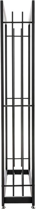 Actual product image Swisshandel24 Skadi firewood rack 25x40x150, black