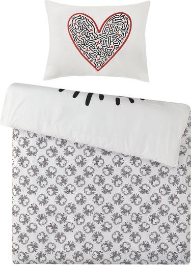 Image du produit Keith Haring Love (Set de linge de lit, 50 x 70 cm, 160 x 210 cm)