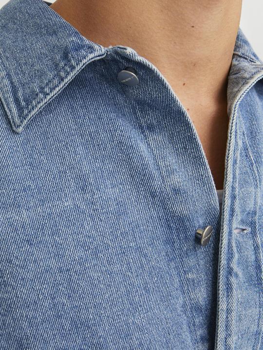Produktbild Jack & Jones Wide Fit Jeanshemd Jeanshemd (XS)