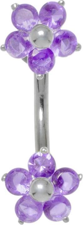 Bijouteria Bauchpiercing (Edelstahl, Silber 925, Zirkonia)