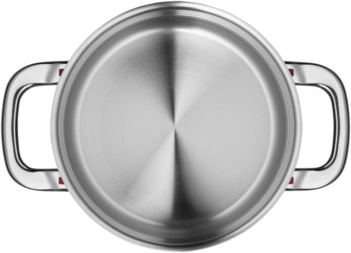 Productafbeelding WMF Kookpot Inductie Vleespot 20cm Pot 3,3l Deksel PremiumOne Roestvrij Staal (20 cm, Steelpan, Roestvrij staal)