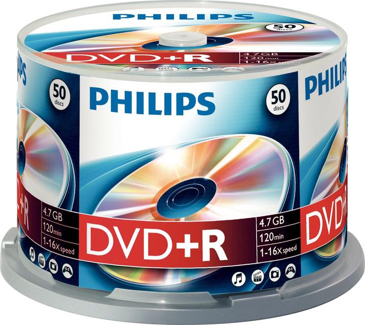 Actual product image Philips 1x50 DVD+R 4.7GB 16x SP (50 x)