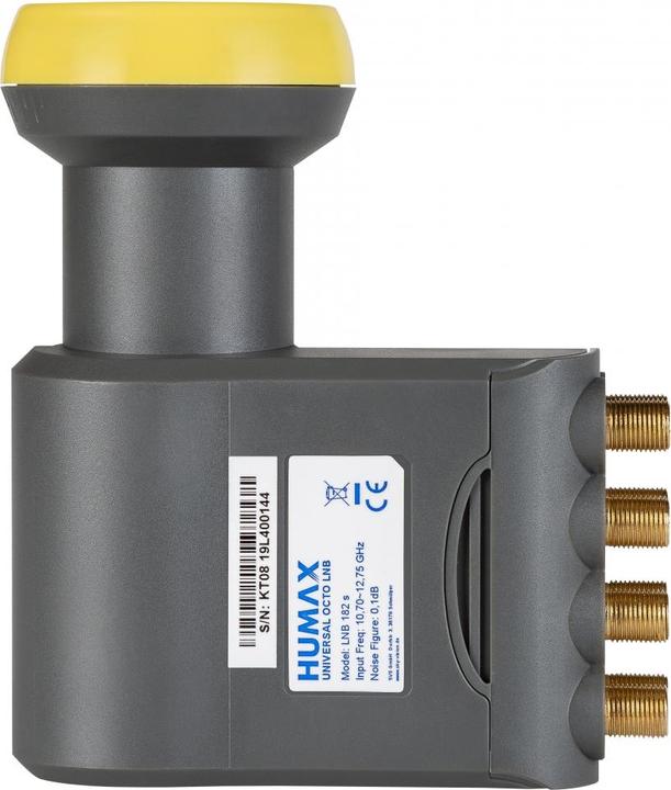 Image du produit Humax LNB 182s - F - 4 cm - 60 mm - 135 mm - 115 mm - 470 g (Octo LNB, 40mm)