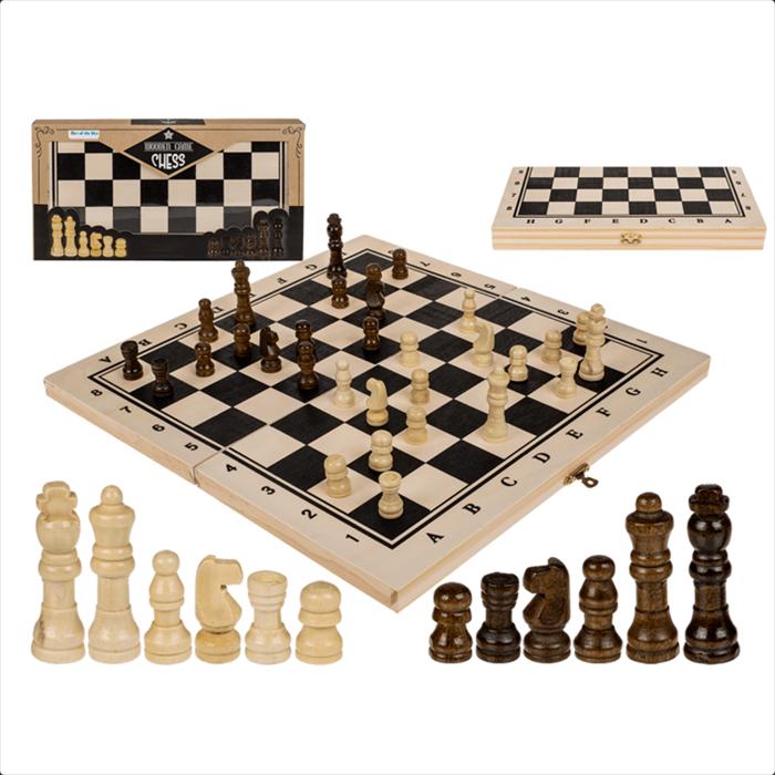 Out of the blue ootb - Wooden board game, chess, approx. 34 x 34 cm