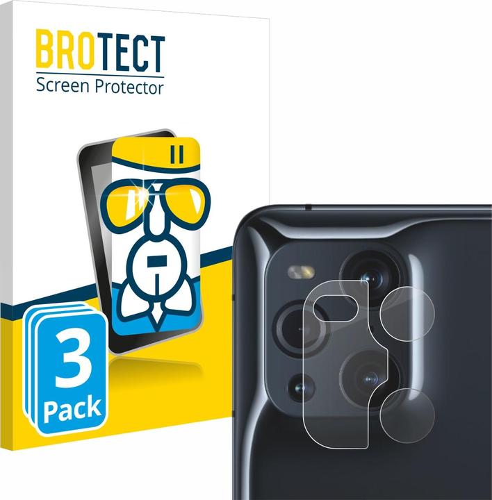 Immagine prodotto BROTECT AirGlass Vetro (3 Pezzo/i, Oppo Find X3 Pro)