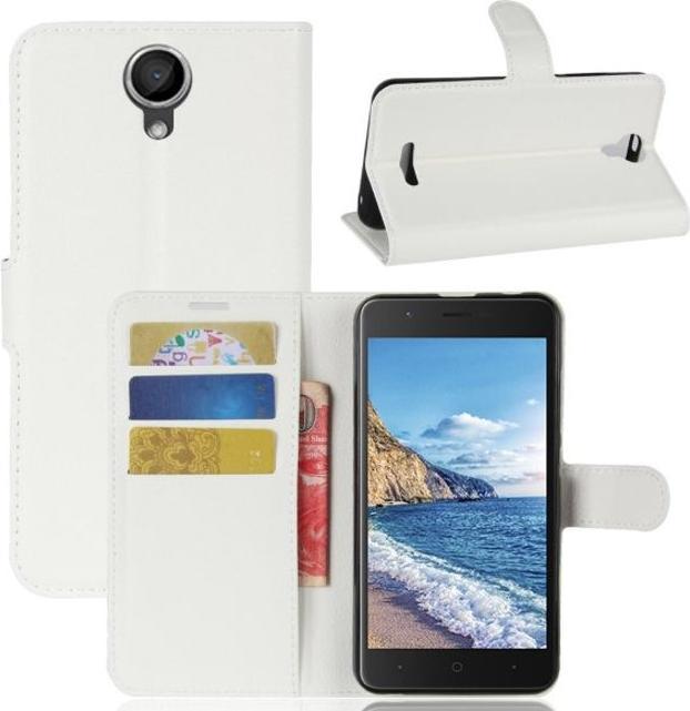 Produktbild MU Classic Litchi Leder Bookcover Series (Wiko Harry)