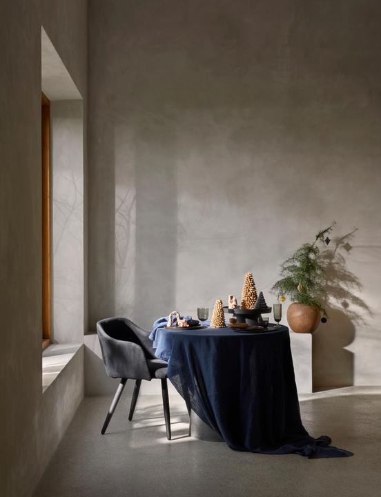 Immagine prodotto Broste Copenhagen Tovaglia Gracie in lino Insignia Blue 200x160cm (200 x 160 cm)